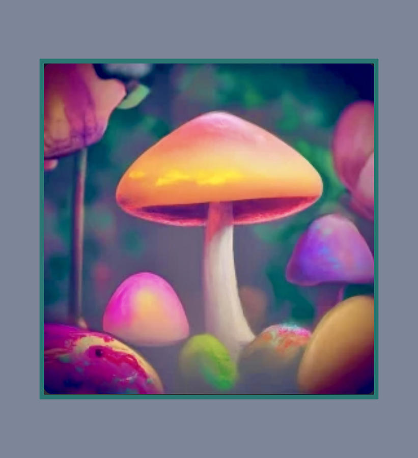 Enchanting Mushrooms Digital Art By James Owens Fine Art America