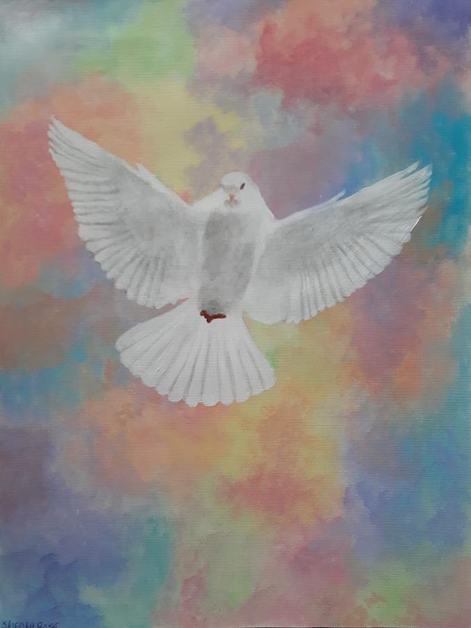 Enter The Holy Spirit Painting By Saiedah Rose Fine Art America