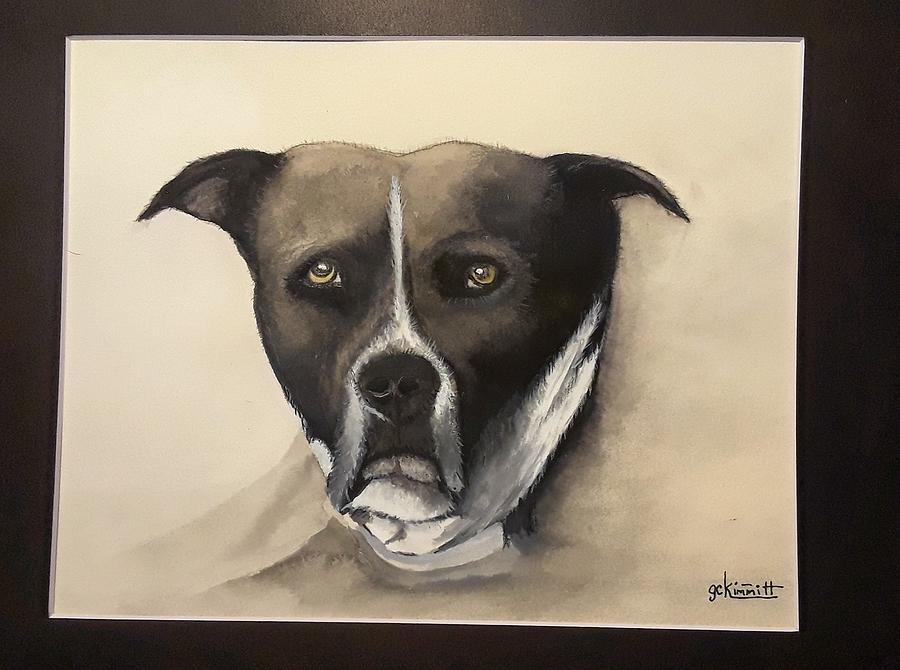 Example Pet Portrait Painting By GC Kimmitt Fine Art America