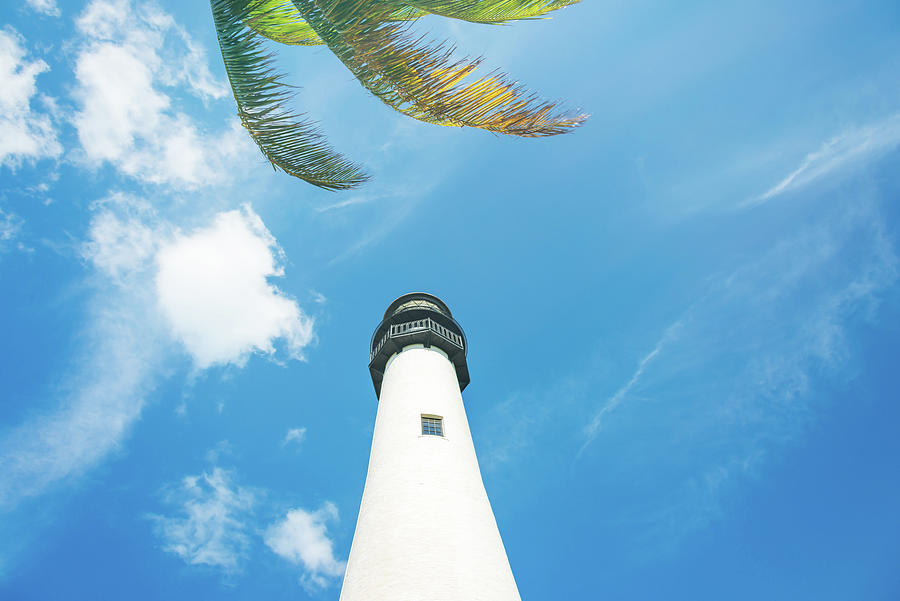 Famous Lighthouse At Key Biscayne In Florida Photograph By Karel