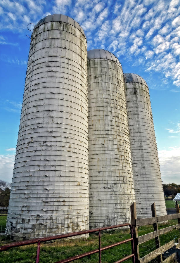 Farm Silos Photograph By Brian Wallace Pixels