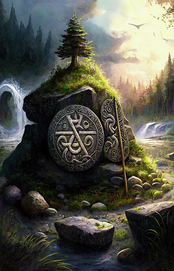 Forest Sigils Digital Art By Billy Bateman Pixels