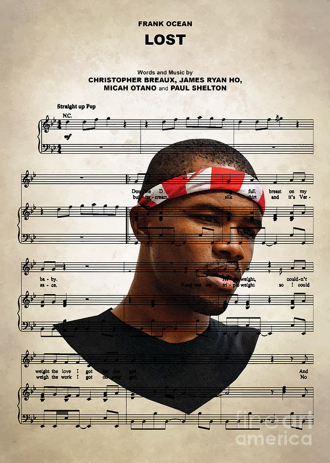 Frank Ocean Lost Digital Art By Bo Kev Pixels