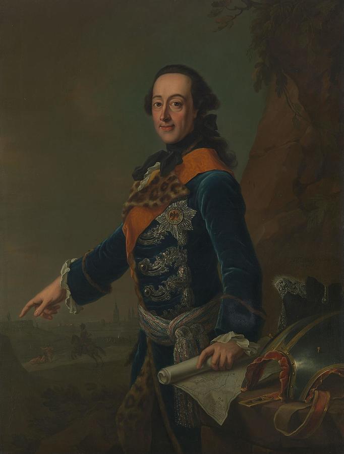 Friedrich Wilhelm Ernst Count Of Schaumburg Lippe Painting By