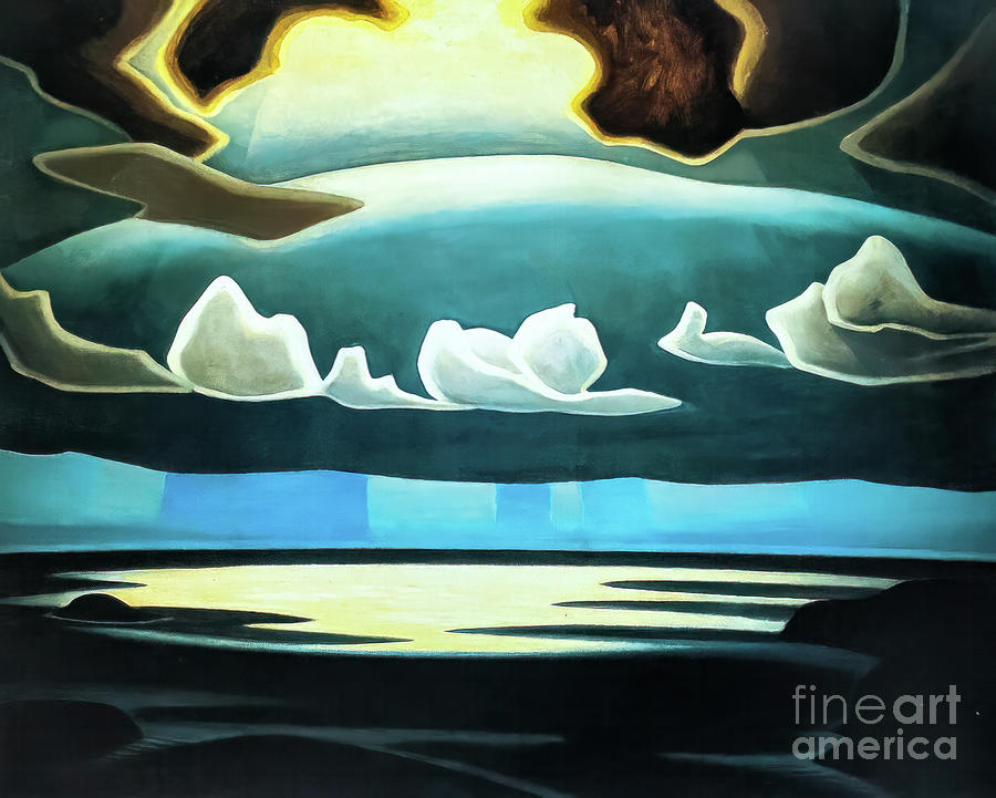 From The North Shore Of Lake Superior By Lawren Harris Painting By