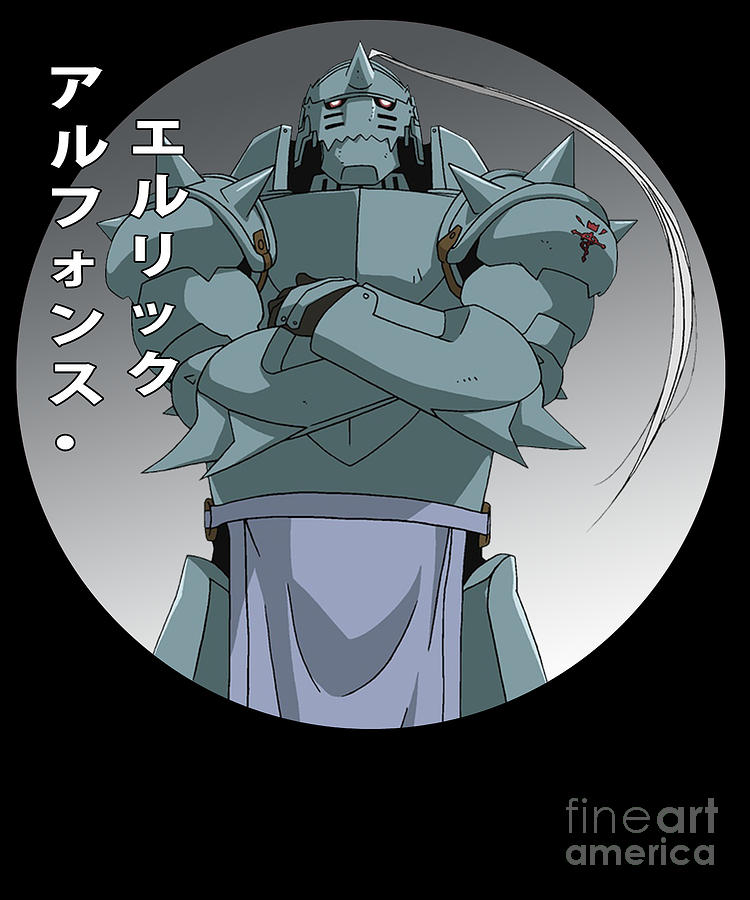 Fullmetal Alchemist Alphonse Elric Japanese Art Drawing By Anime Art