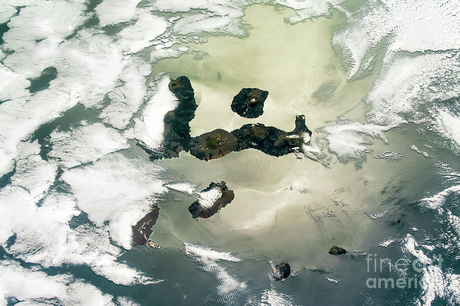 Galapagos Islands From Space Photograph By M G Whittingham Fine Art