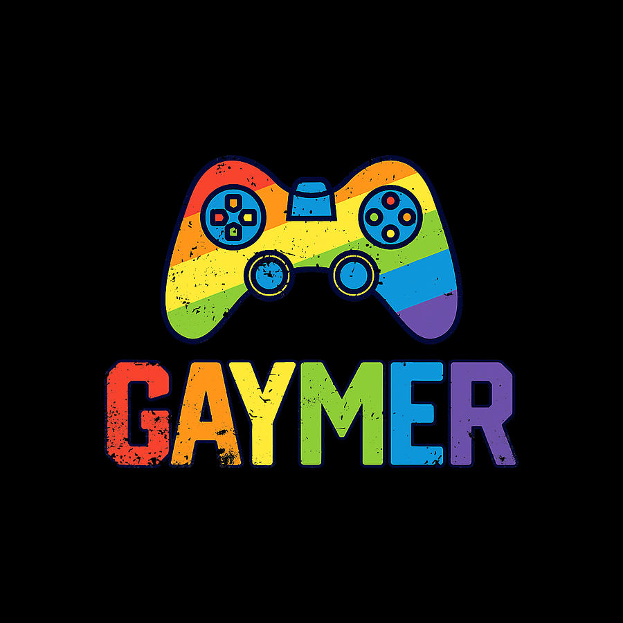 Gaymer Gamer Gay Pride Lgbt T Shirt Lesbian Rainbow Flag Tee T Shirt