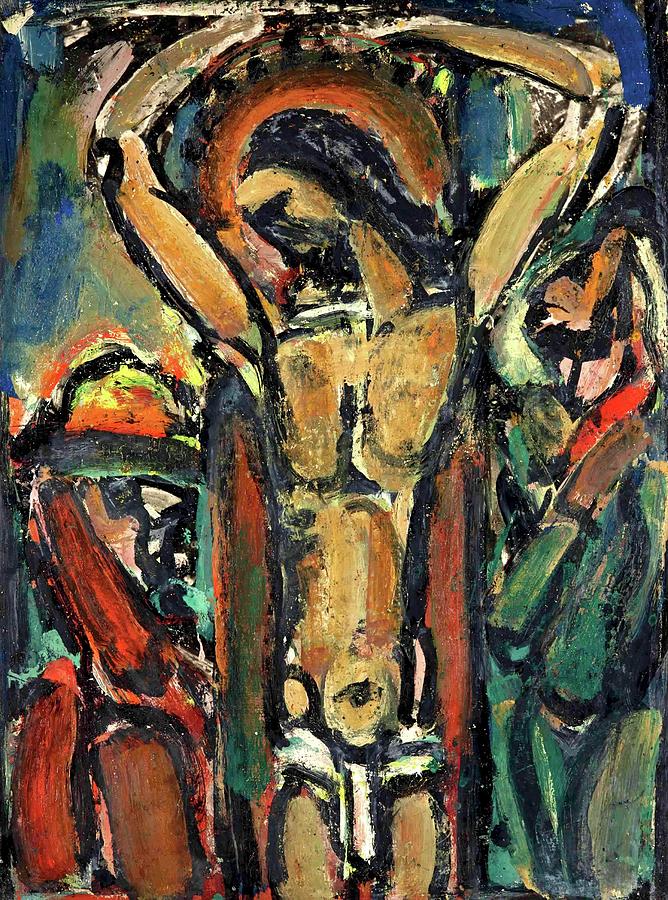 Georges Rouault Christ A La Colonne Painting By Dan Hill Galleries