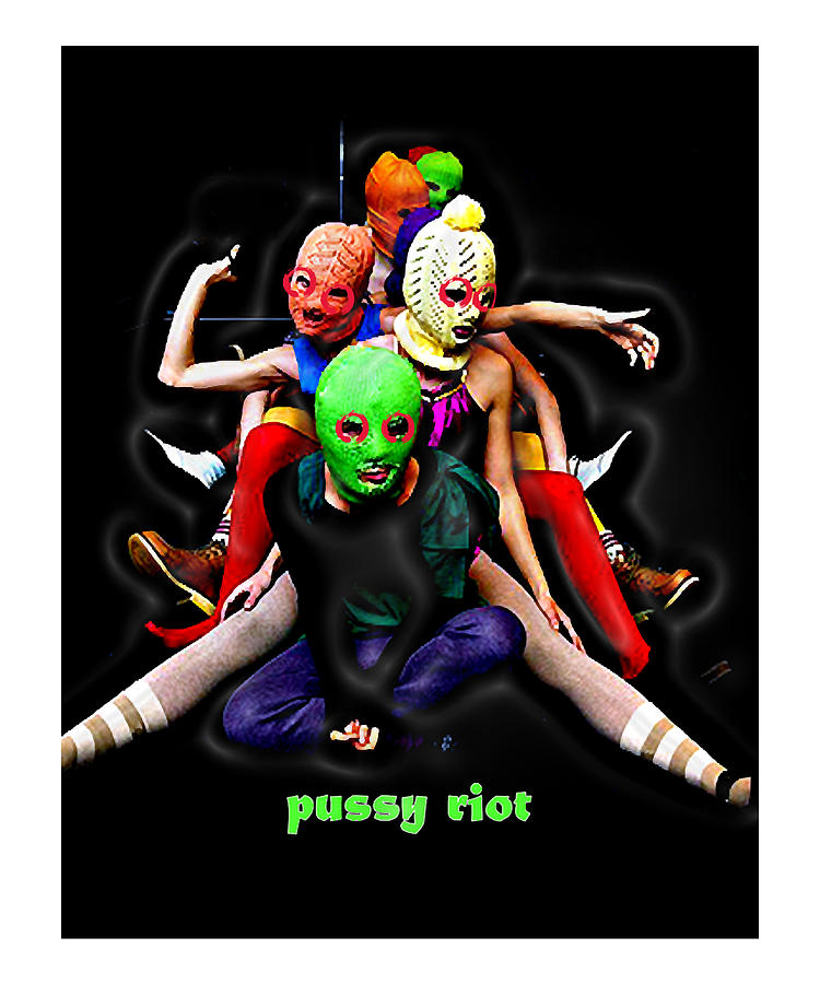 Gift Idea Pussy Provocative Riot Punk Rock Funny Graphic Gifts Drawing