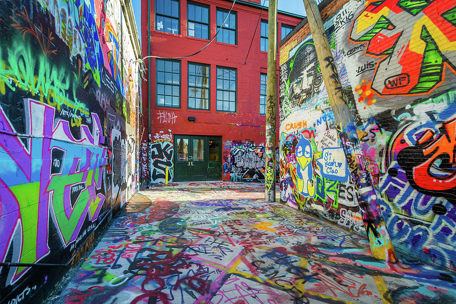 Graffiti Alley Baltimore 02 Photograph By Jon Bilous Fine Art America