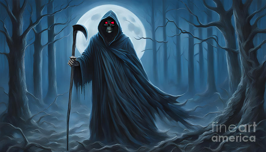 Grim Reaper Digital Art By James Newton Fine Art America