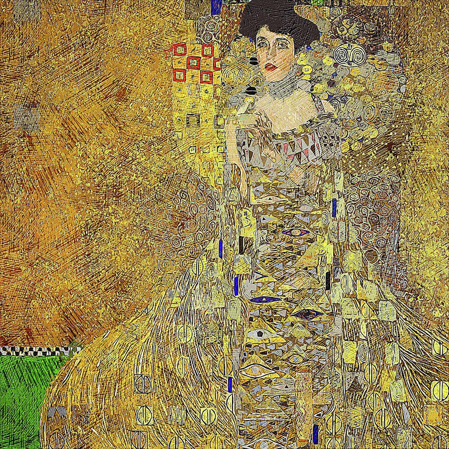 Gustav Klimt Portrait Of Adele Bloch Bauer I Great Touch Remake Art