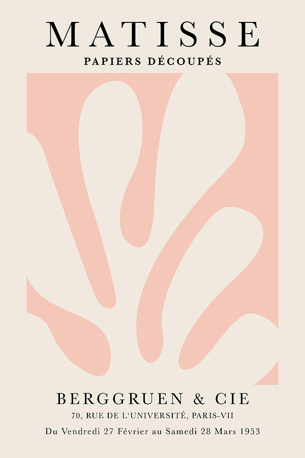 Henri Matisse Flower Papier Decoupes Art Pastel Color Matisse Cutouts