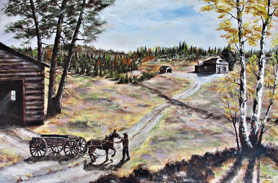 Homestead Painting By Daniel McQuestion Fine Art America