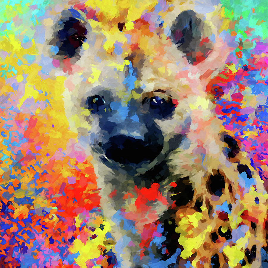 Hyena 3 Painting By Chris Butler Fine Art America