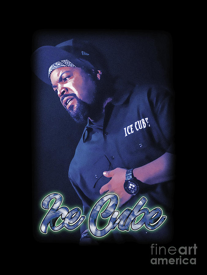 Ice Cube Poster Digital Art By Joseph Ferrigno Fine Art America