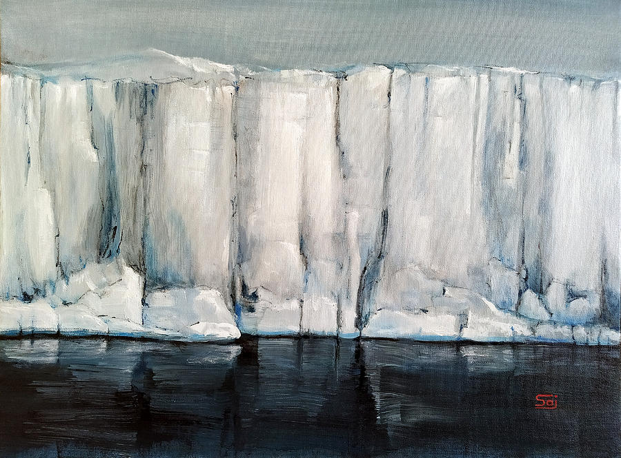 Ice Warning Painting By Sajal Das Fine Art America