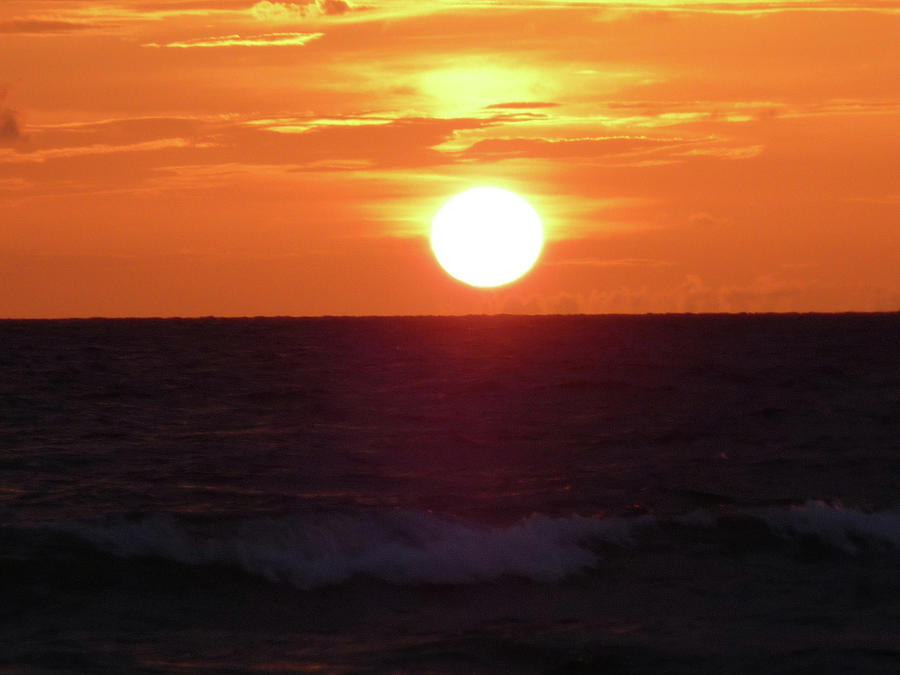 Indian Rocks Beach Sunset Close Up Photograph By Paul Reinig Fine