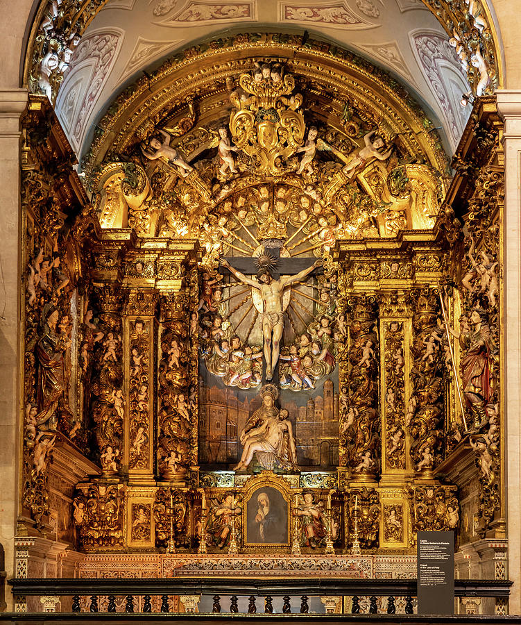 Interior Of Sao Roque Church In Lisbon Portugal Photograph By Steven