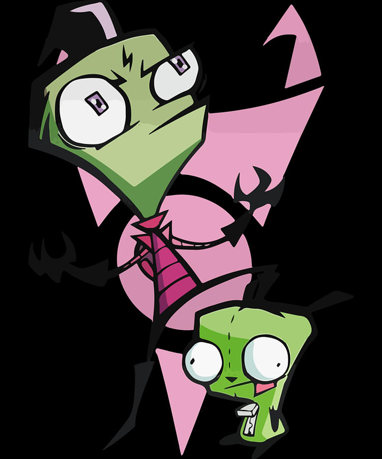 Invader Zim Gir Irken Logo Classic T Shirt Digital Art By Garry Grimes