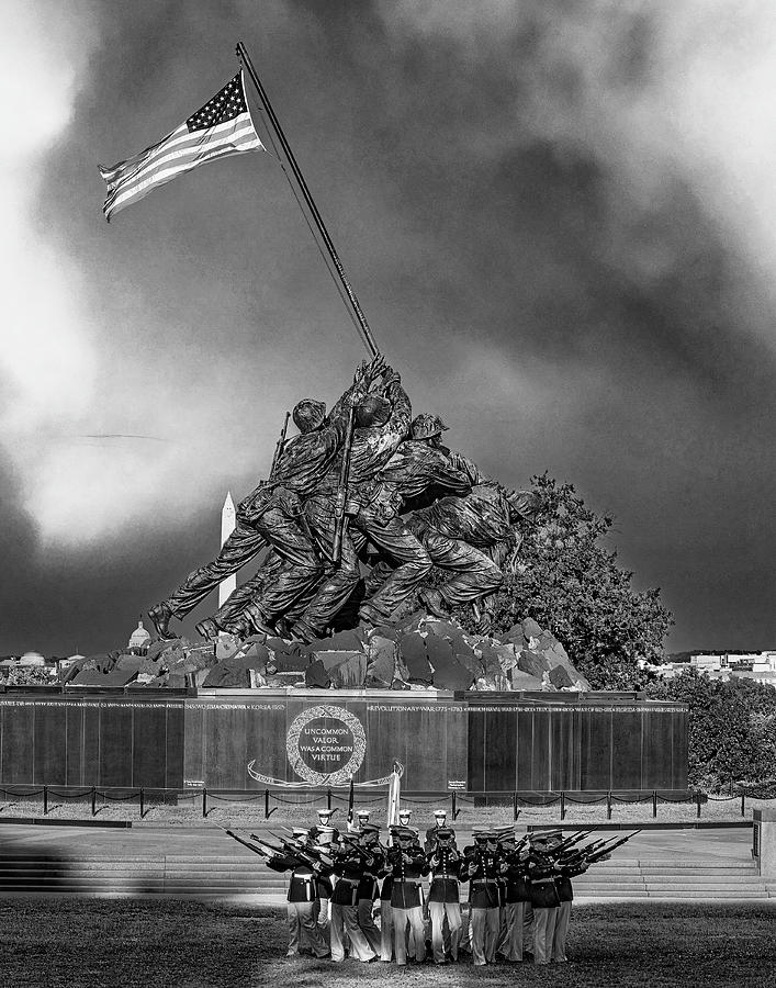 Iwo Jima Memorial Photograph By Jeff Stallard Fine Art America