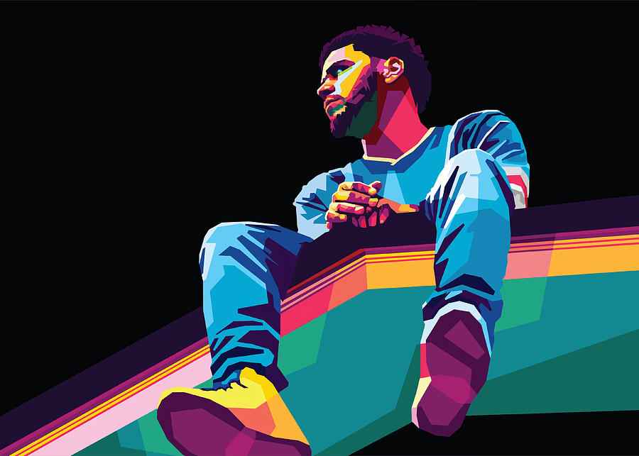 J Cole In Wpap Pop Art Poster Painting By Adams Cook Fine Art America