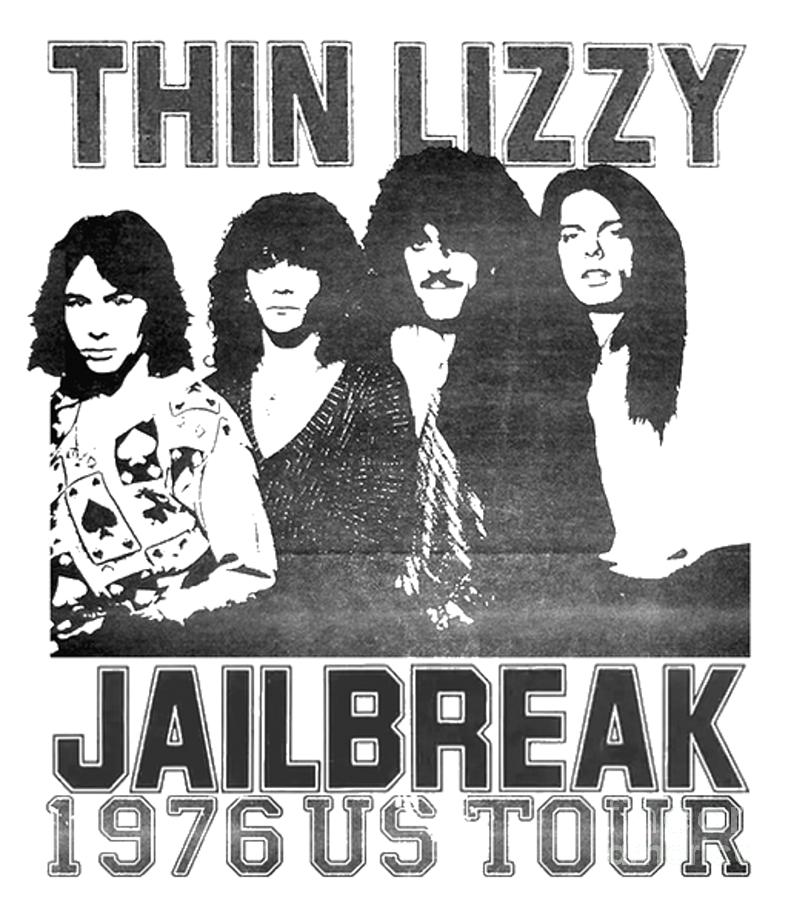 Jailbreak Us Tour Thin Lizzy Digital Art By Sincere Corkery Fine