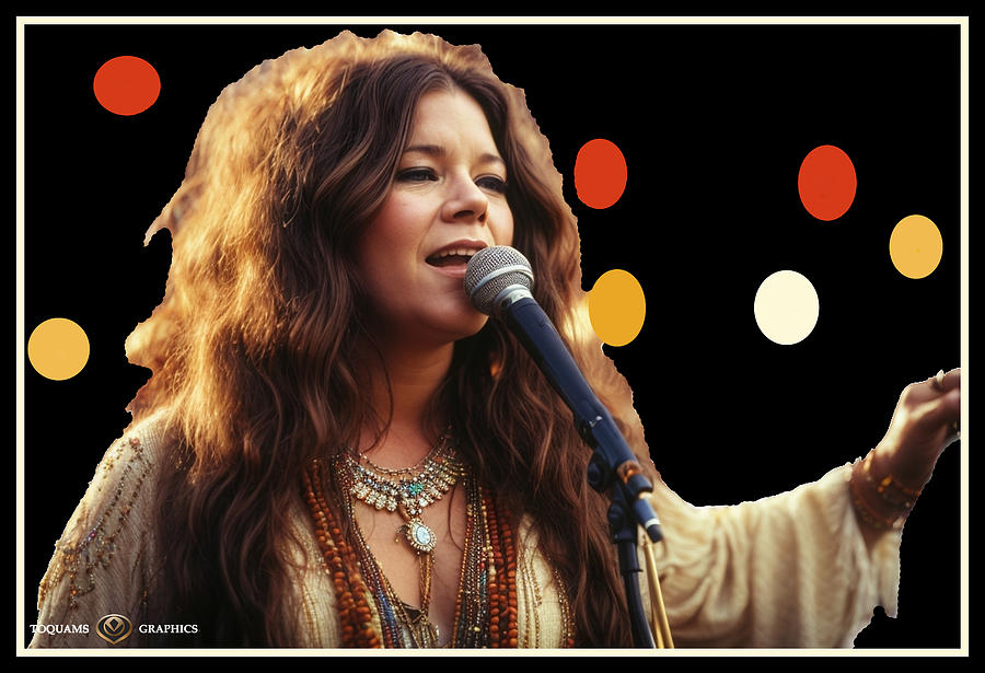 Janis Joplin 1967 Digital Art By John Gebhardt Fine Art America