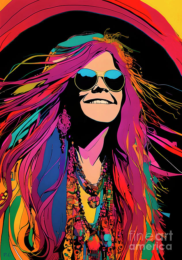 Janis Joplin Painting By Pavel Lukashin Fine Art America