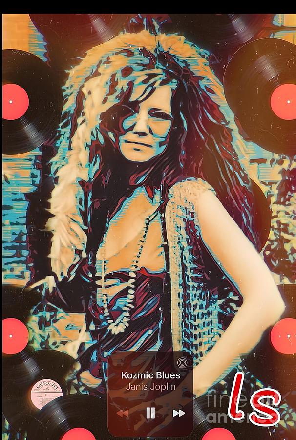 Janis Joplin Painting By Tiffany Rogers Fine Art America