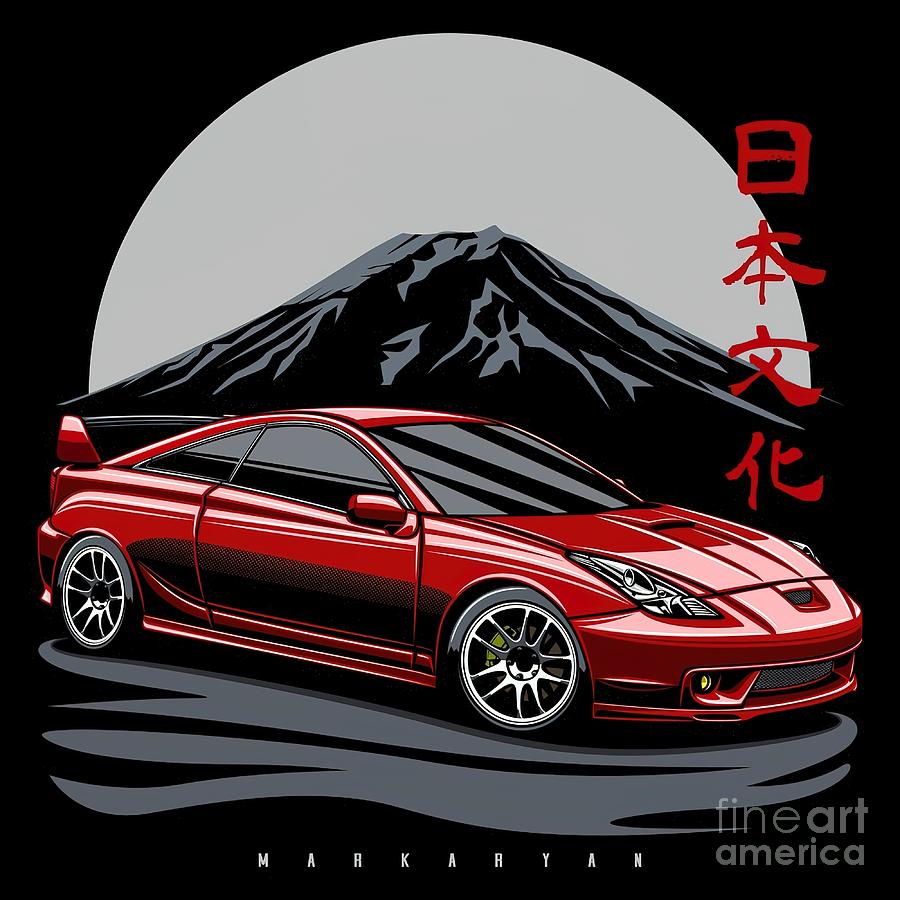 Japanese Culture Celica Painting By Colin Dean Pixels