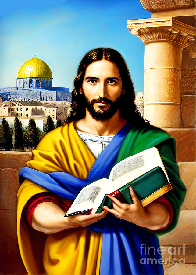 Jesus Christ In Jerusalem Ii Digital Art By Munir Alawi Fine Art America