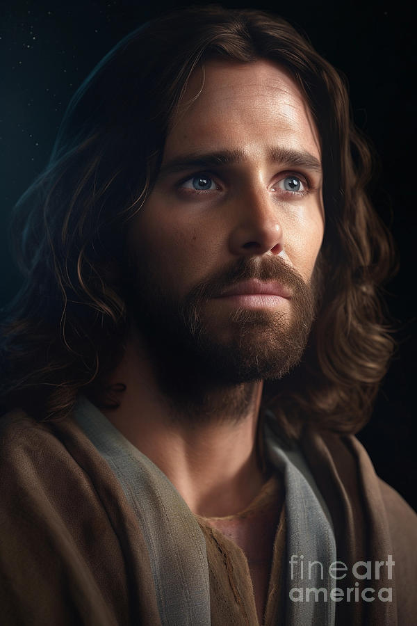 Jesus Christ Portrait Digital Art By Ferrara Media Fine Art America