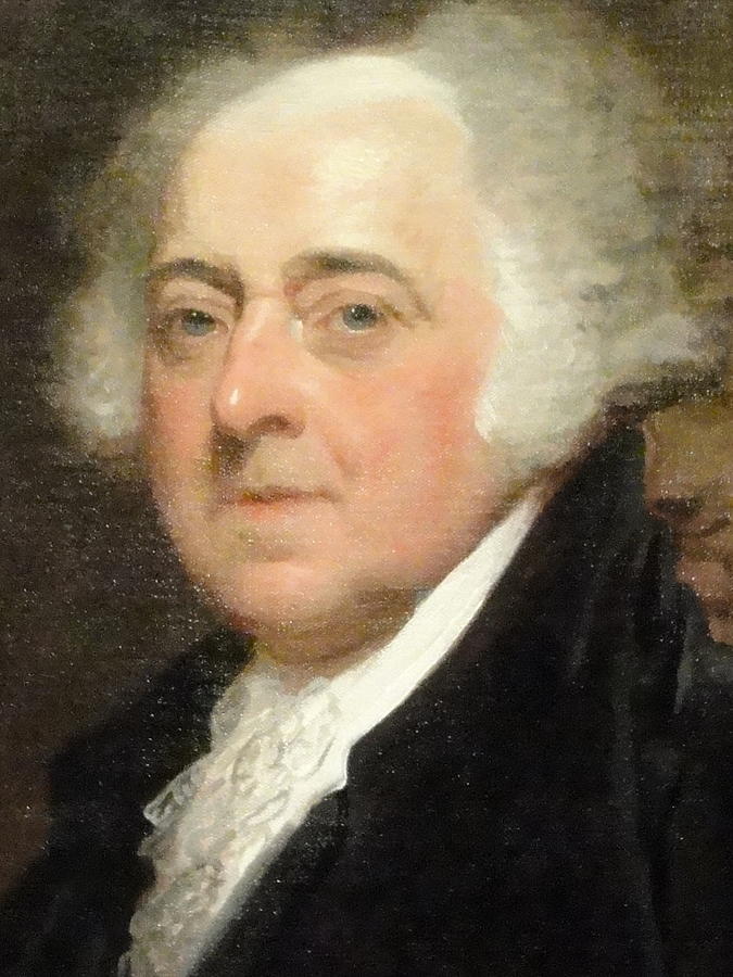 John Adams Painting By Gilbert Stuart Photo Uploaded Daderot Fine Art