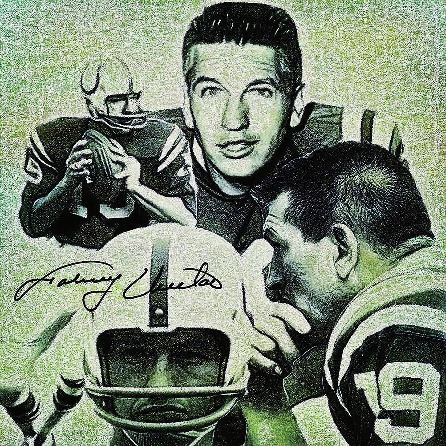 Johnny Unitas Collage Digital Art By Bob Smerecki Fine Art America