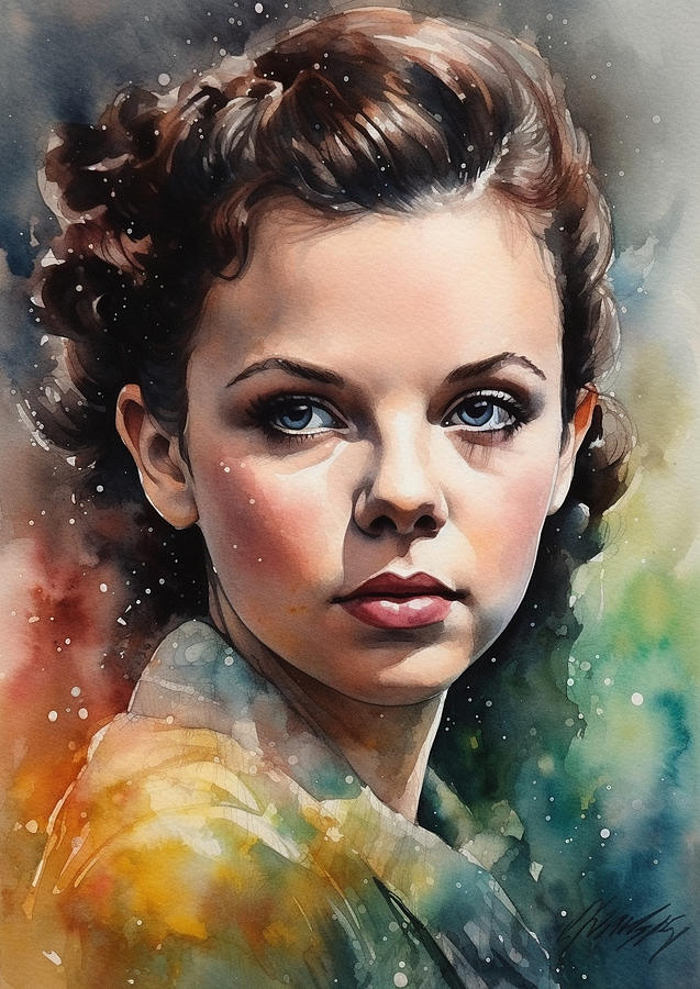 Judy Garland Digital Art By Thuy Dinh Thi Fine Art America