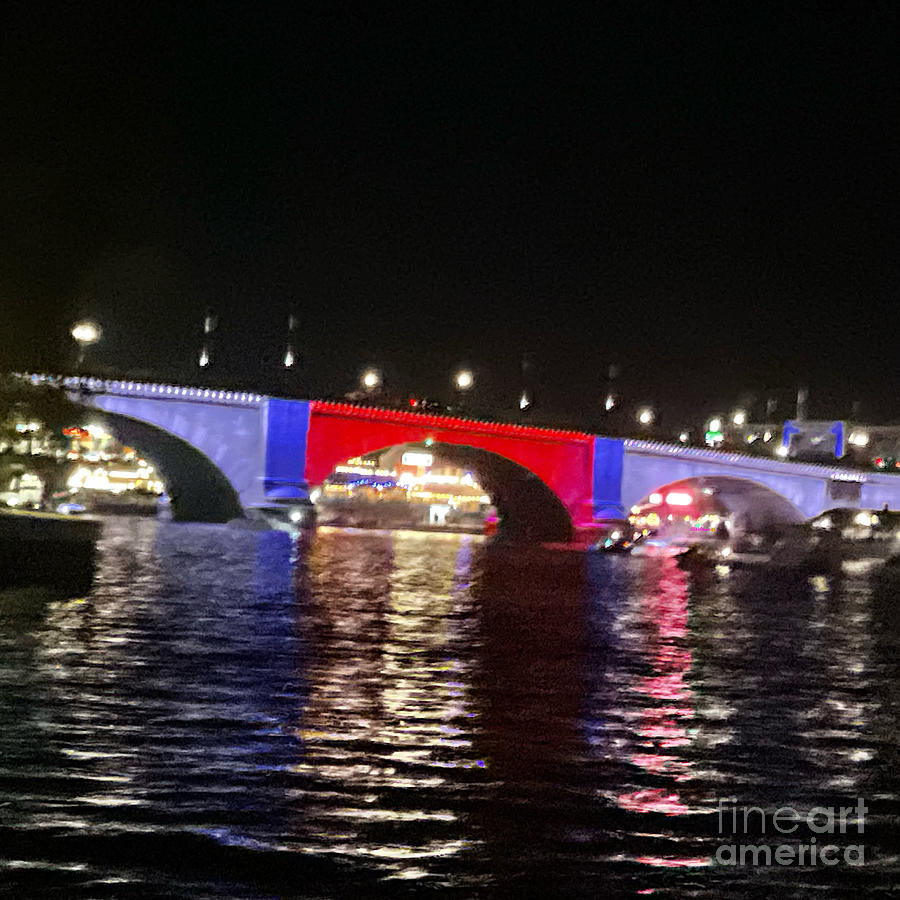 July 4th 2022 London Bridge Lake Havasu City Arizona Photograph By