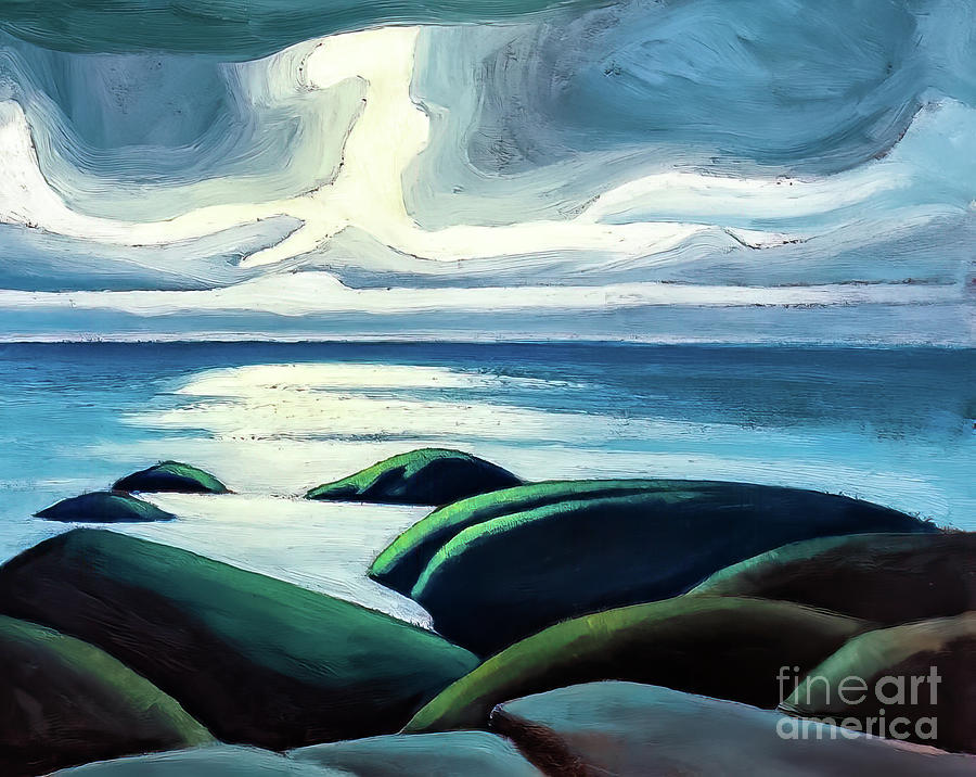 Lake Superior Sketch XI By Lawren Harris 1936 Painting By M G