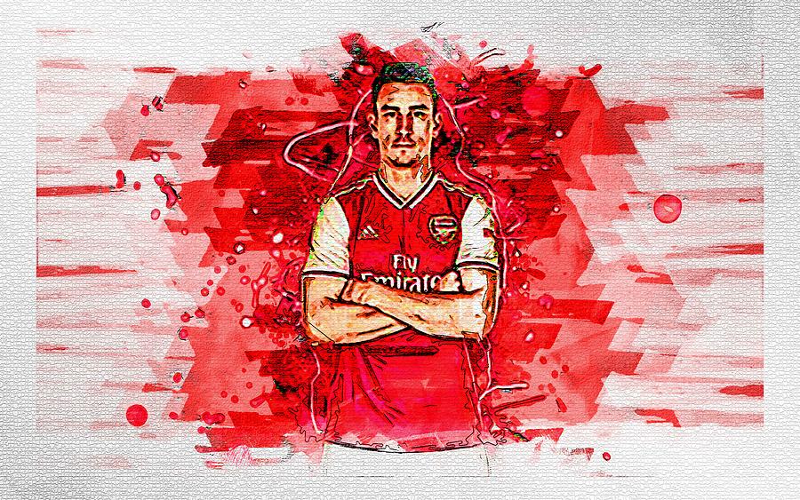 Laurent Koscielny Season French Footballers Defender Arsenal Fc