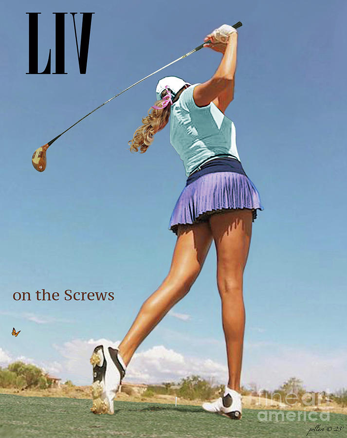 LIV Women S Professional Golf Tour On The Screws Lefty Painting By