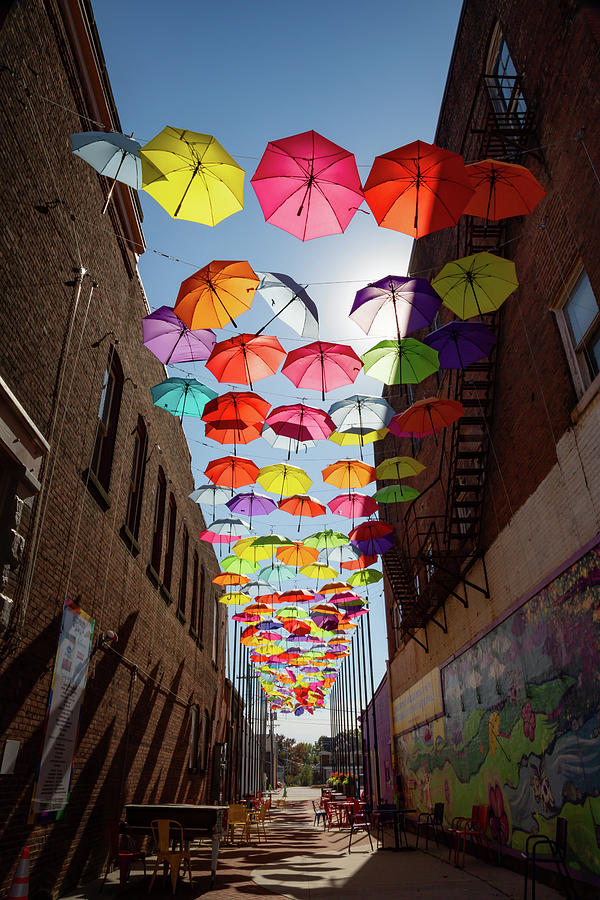 Louisville Ohio Umbrella Alley Photograph By Dale Kincaid Fine Art