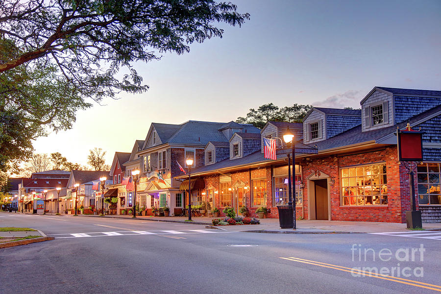 Main Street In Falmouth On Cape Cod Photograph By Denis Tangney Jr