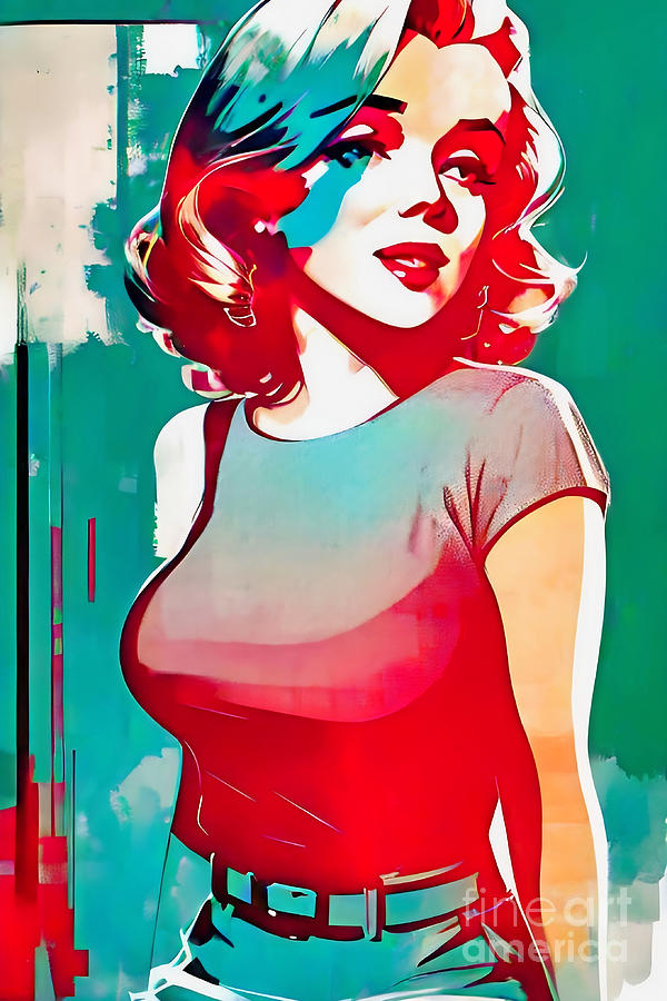 Marilyn Monroe Xviii Digital Art By Munir Alawi Fine Art America