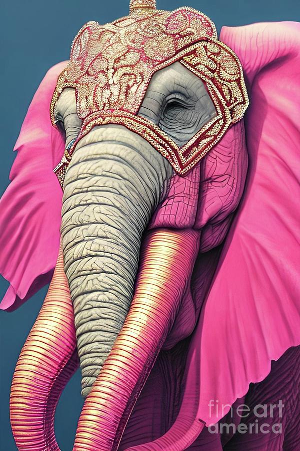 Masquerade Elephant Digital Art By Kandace Mell Fine Art America