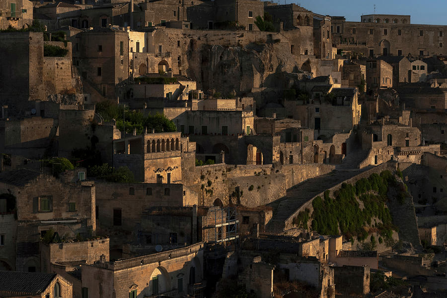 Matera Basilicata Italy Where Ancient Underground Dwellings Have