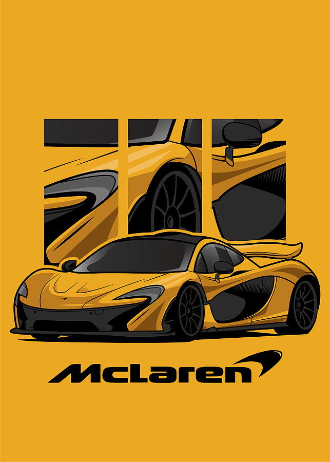 Mclaren P Poster Misbahul Munir Tapestry Textile By Kimberly Jones