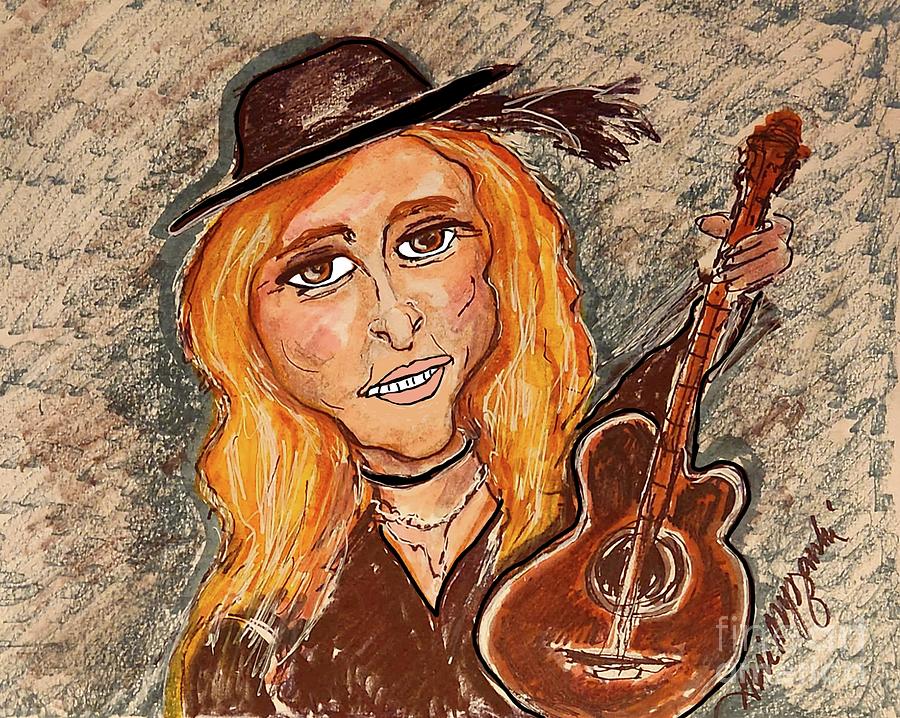 Melissa Etheridge Mixed Media By Geraldine Myszenski Fine Art America