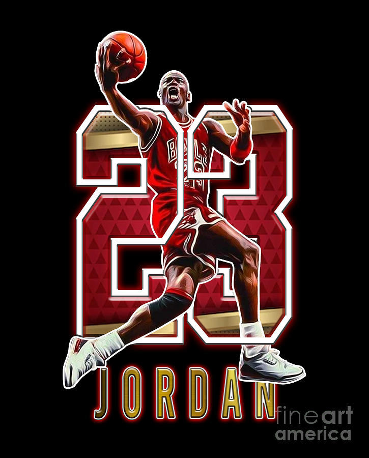 Michael Jordan Illustration Digital Art By Zawalla AZ Pixels