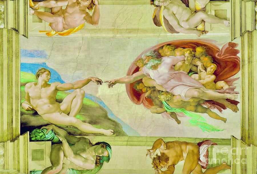 Michelangelo Painting By Aziza Del Rosario Fine Art America